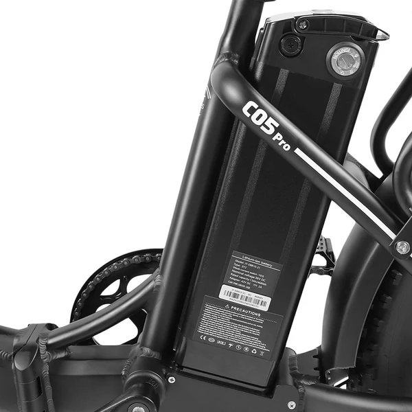 SAMEBIKE C05 Pro elektromos kerékpár, 500W motorral, 36V 13Ah akkumulátorral, 20×4” gumik, 35 km/h, 70 km hatótáv – Fekete