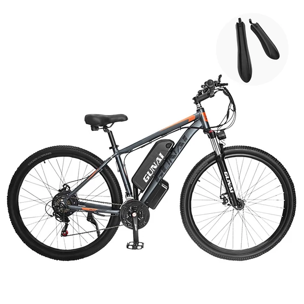GUNAI GN29 elektromos hegyikerékpár, 29” kerék, 48V 750W motor, 50 km/h, 15Ah akku, 90 km hatótáv, 130 kg teherbírás, dupla tárcsafék
