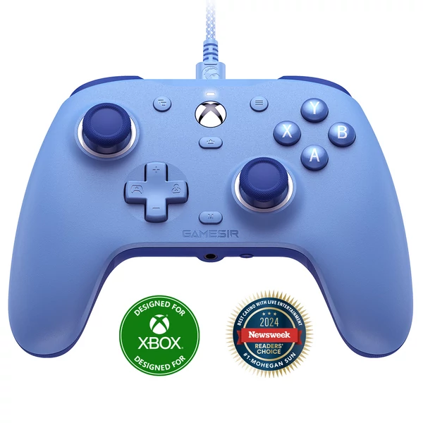 Xbox minősítésű GameSir G7 SE vezetékes kontroller Hall‑effect karokkal – Kék