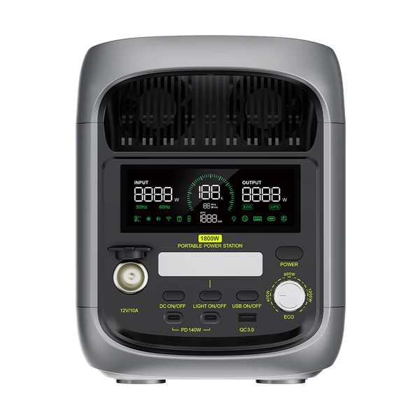 FOSSiBOT F1800 hordozható erőmű + SP420 420W hordozható napelem panel