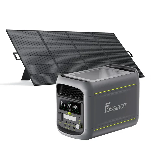 FOSSiBOT F1800 hordozható erőmű + SP420 420W hordozható napelem panel