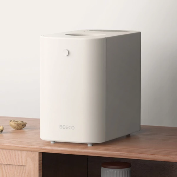 BEECO HQD‑260C elektromos konyhai komposztáló, 2.5L, 470W, szagmentes, automata tisztítás, 6 üzemmód, kompakt ablakos dizájn – Lotte fehér
