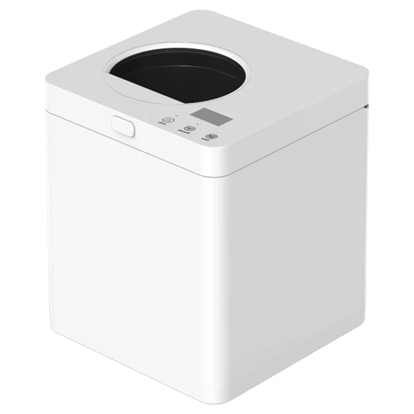 BEECO HQD‑260‑Plus konyhai komposztáló, 2.5L, gyors szárítás és darálás, 550W, szagtalan aktívszén szűrővel, digitális kijelző – Fehér