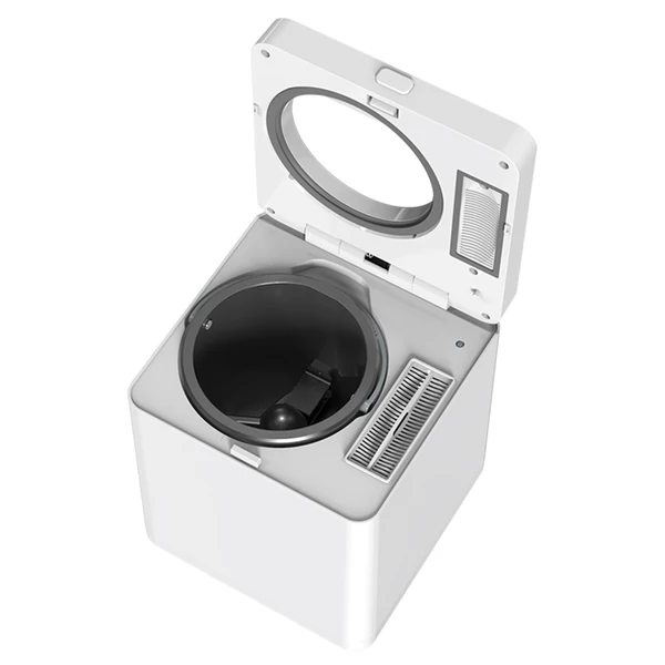 BEECO HQD‑260‑Plus konyhai komposztáló, 2.5L, gyors szárítás és darálás, 550W, szagtalan aktívszén szűrővel, digitális kijelző – Fehér