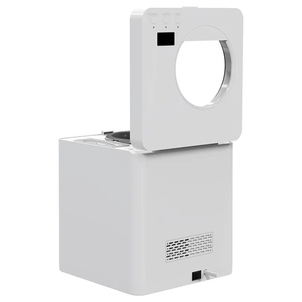 BEECO HQD‑260‑Plus konyhai komposztáló, 2.5L, gyors szárítás és darálás, 550W, szagtalan aktívszén szűrővel, digitális kijelző – Fehér