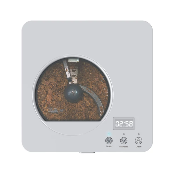 BEECO HQD‑260‑Plus konyhai komposztáló, 2.5L, gyors szárítás és darálás, 550W, szagtalan aktívszén szűrővel, digitális kijelző – Fehér