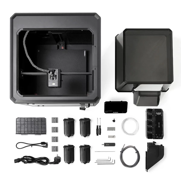 Elegoo Centauri Carbon 2 3D nyomtató csomag + 4kg HS PLA+ filament (2kg piros/zöld)