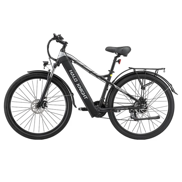 Halo Knight H02 elektromos kerékpár: 750W motor, 48V 16Ah akku, 29" kerekek, 50km/h sebesség, Shimano 21 sebesség, mechanikus tárcsafék - fekete