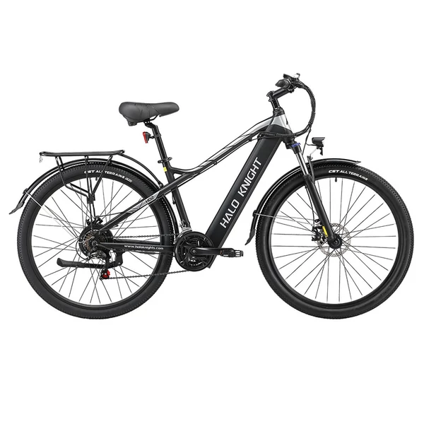 Halo Knight H02 elektromos kerékpár: 750W motor, 48V 16Ah akku, 29" kerekek, 50km/h sebesség, Shimano 21 sebesség, mechanikus tárcsafék - fekete