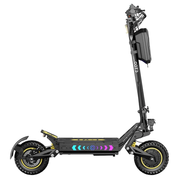OOTD T10 Pro elektromos roller – 2×1300W motor, 52V 23.4Ah akku, 11” kerék, 65 km/h, 70 km hatótáv, hidraulikus fék, rugós felfüggesztés