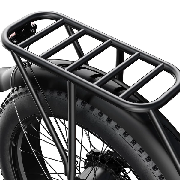 FENGQS H6PRO elektromos kerékpár, 2x1000W, 52V 17,5Ah, 26x4.0 fat bike gumi, 60 km/h, 140 km hatótáv, 7 fokozat, LCD – Szürke