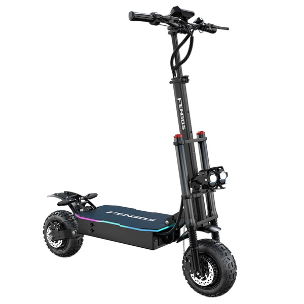 FENGQS GT8 PRO elektromos roller – 2×2800W motor, 67.2V 38Ah akku, 11” kerék, 80 km/h, 90 km hatótáv, hidraulikus fék, dupla rugózás