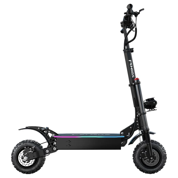 FENGQS GT8 PRO elektromos roller – 2×2800W motor, 67.2V 38Ah akku, 11” kerék, 80 km/h, 90 km hatótáv, hidraulikus fék, dupla rugózás