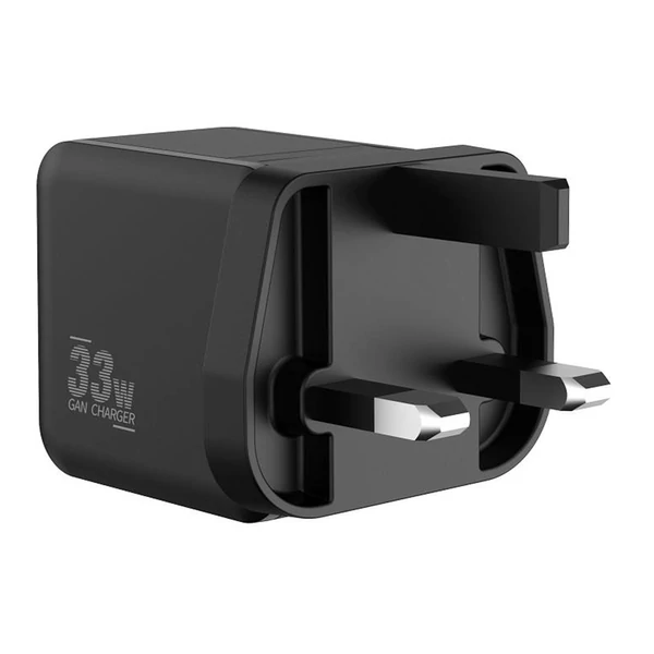MINIX P1 Mini 33W univerzális dupla portos töltő, USB‑A + USB‑C gyorstöltés
