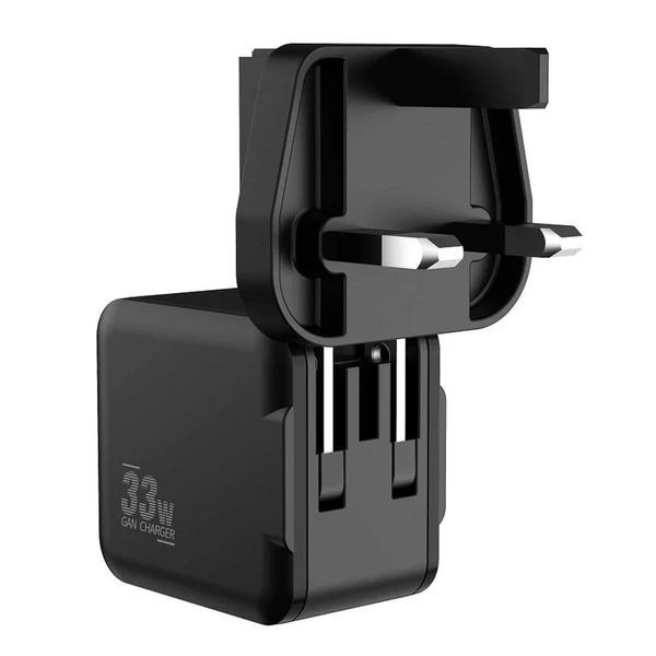 MINIX P1 Mini 33W univerzális dupla portos töltő, USB‑A + USB‑C gyorstöltés