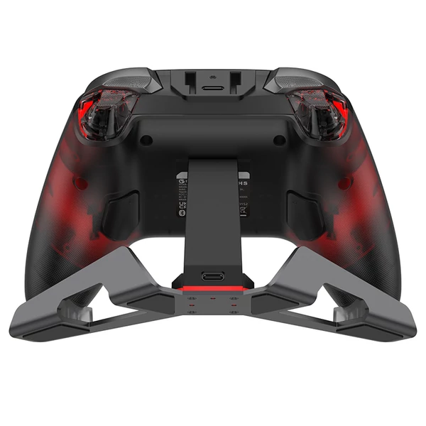 GameSir Cyclone 2 vezeték nélküli gamepad töltőállomással, PC/Steam/Android/iOS/Switch kompatibilis – Fekete Bundle