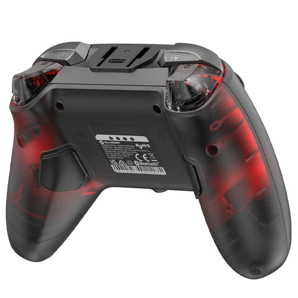 GameSir Cyclone 2 vezeték nélküli gamepad töltőállomással, PC/Steam/Android/iOS/Switch kompatibilis – Fekete Bundle