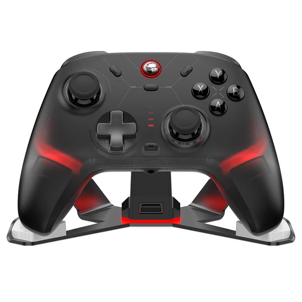 GameSir Cyclone 2 vezeték nélküli gamepad töltőállomással, PC/Steam/Android/iOS/Switch kompatibilis – Fekete Bundle