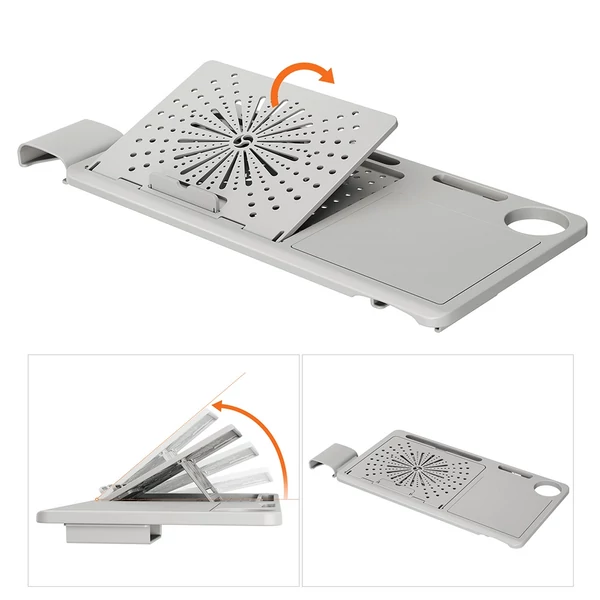 NEWTRAL LAPD levehető munkaállomás MagicH‑BP / MagicH‑BPro ergonomikus székhez – Szürke