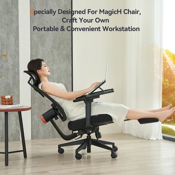 NEWTRAL LAPD levehető munkaállomás MagicH‑BP / MagicH‑BPro ergonomikus székhez – Fekete