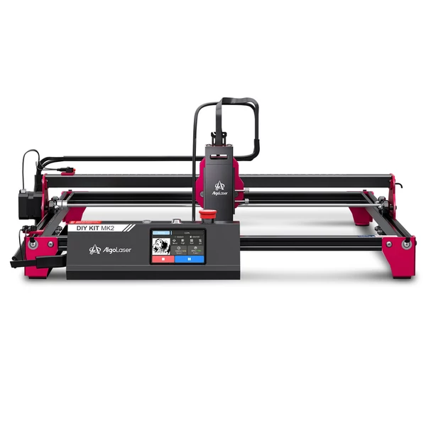 AlgoLaser DIY KIT MK2 10W lézergravírozó, 3.5" érintőkijelzővel, 0.01mm pontossággal, 12 000mm/perc sebességgel, 400×435mm munkaterület