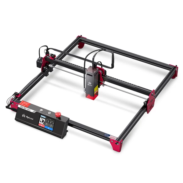 AlgoLaser DIY KIT MK2 10W lézergravírozó, 3.5" érintőkijelzővel, 0.01mm pontossággal, 12 000mm/perc sebességgel, 400×435mm munkaterület