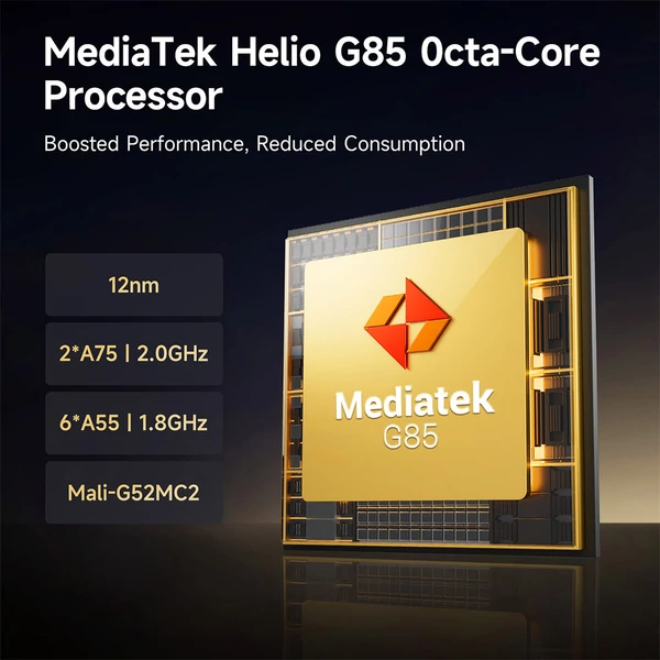 FOSSiBOT S2 4G okostelefon, Android 14, 8GB/256GB, 6.72'' FHD kijelző, 5000mAh, 50+16MP kamera, Dual SIM, NFC – Szürke