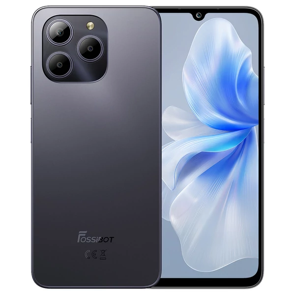 FOSSiBOT S2 4G okostelefon, Android 14, 8GB/256GB, 6.72'' FHD kijelző, 5000mAh, 50+16MP kamera, Dual SIM, NFC – Szürke