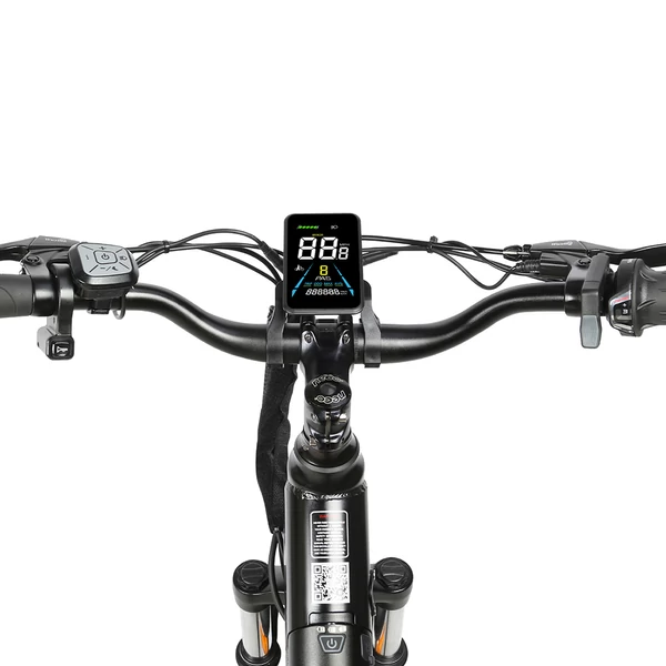 SAMEBIKE RS-A01 Pro-T elektromos kerékpár, 500W motor, 36V 15Ah akku, 26” kerék, 32 km/h, 90 km hatótáv, Shimano 7 sebesség – Fekete