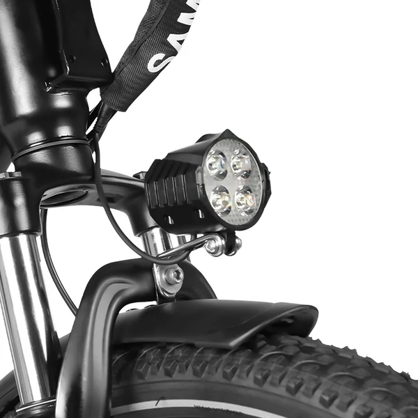 SAMEBIKE RS-A01 Pro-T elektromos kerékpár, 500W motor, 36V 15Ah akku, 26” kerék, 32 km/h, 90 km hatótáv, Shimano 7 sebesség – Fekete