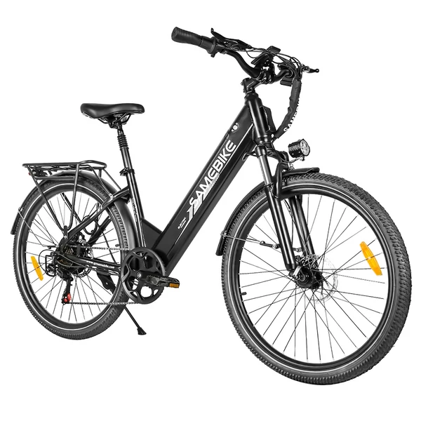 SAMEBIKE RS-A01 Pro-T elektromos kerékpár, 500W motor, 36V 15Ah akku, 26” kerék, 32 km/h, 90 km hatótáv, Shimano 7 sebesség – Fekete