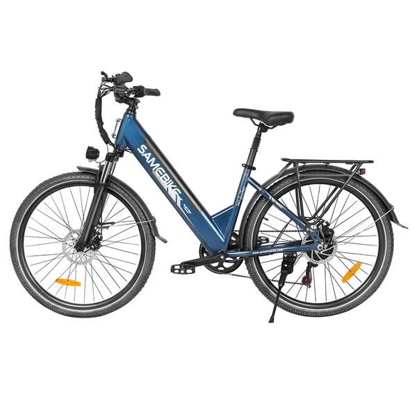 SAMEBIKE RS-A01 Pro-T elektromos kerékpár, 500W motor, 36V 15Ah akku, 26” kerék, 32 km/h, 90 km hatótáv, Shimano 7 sebesség – Kék