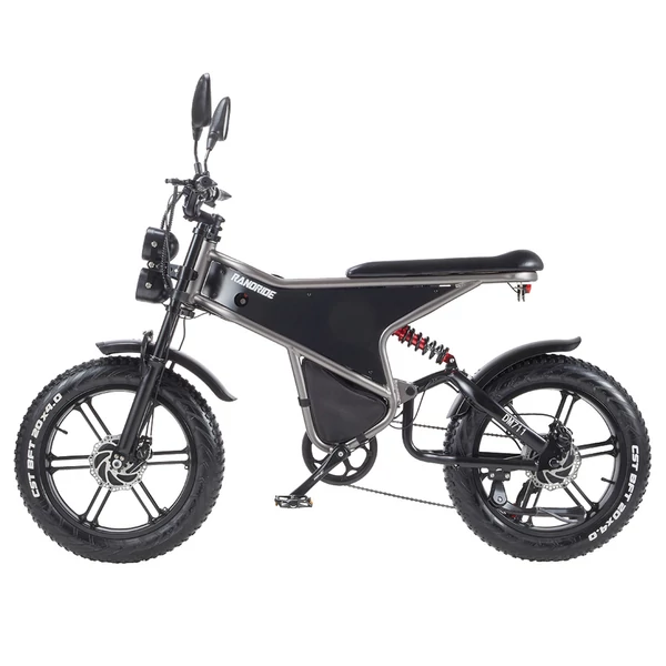 RANDRIDE DM711 elektromos fatbike, 2×1000W motorral, 48V 20Ah akkuval, 20×4.0 gumik, 45 km/h, 60 km hatótáv, Shimano fék, dupla rugózás