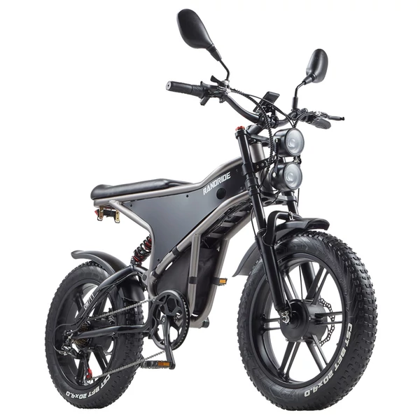 RANDRIDE DM711 elektromos fatbike, 2×1000W motorral, 48V 20Ah akkuval, 20×4.0 gumik, 45 km/h, 60 km hatótáv, Shimano fék, dupla rugózás