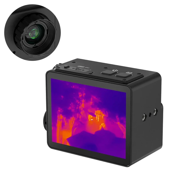 GTGUARD B215AL hőkamera monokulár, VOx érzékelő, lézeres távmérő, nagy felbontású kijelző, digitális zoom, Wi‑Fi, 32 GB tárhely, IP65