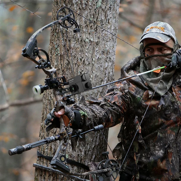 GTGUARD B215AL hőkamera monokulár, VOx érzékelő, lézeres távmérő, nagy felbontású kijelző, digitális zoom, Wi‑Fi, 32 GB tárhely, IP65