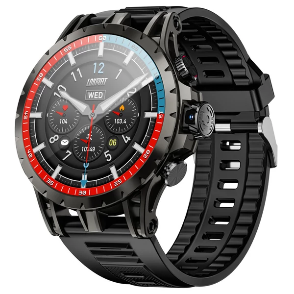 LOKMAT APPLLP 4 okosóra – 1.508'' AMOLED kijelző, 4G/5G SIM, pulzus- és véroxigén‑mérés, NFC, GPS