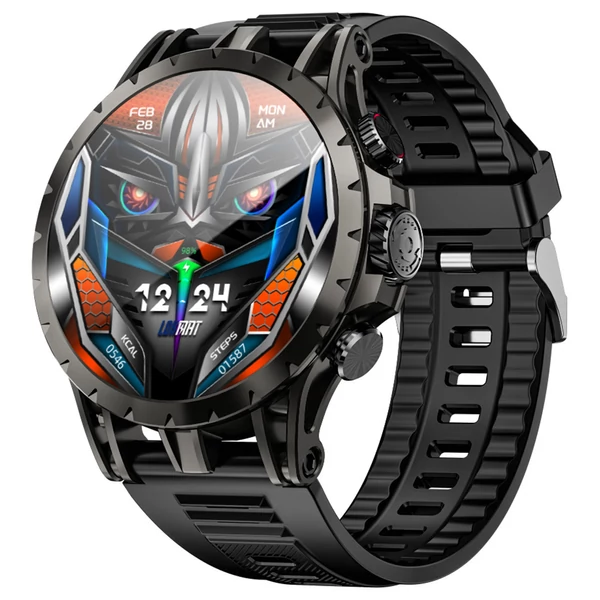 LOKMAT APPLLP 4 okosóra – 1.508'' AMOLED kijelző, 4G/5G SIM, pulzus- és véroxigén‑mérés, NFC, GPS