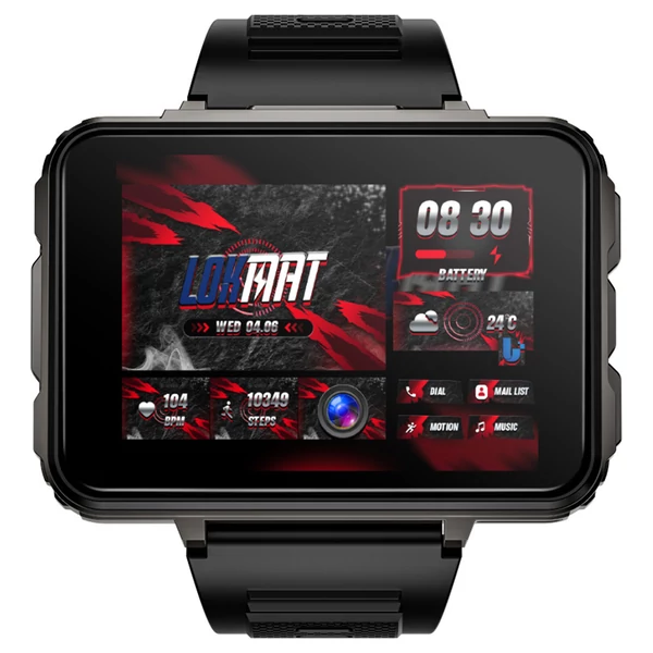 LOKMAT APPLLP 5 MAX okosóra – 2.4" HD kijelző, Android 10.7, 1500mAh, 4G hívás, dupla kamera, 6GB+128GB, pulzus- és véroxigénmérés