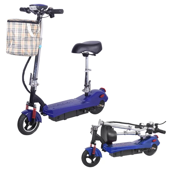 Unificare M5 elektromos roller üléssel, 350W motorral, 24V 12Ah akkuval, 8” kerék, 20 km/h, 12 km hatótáv – Kék