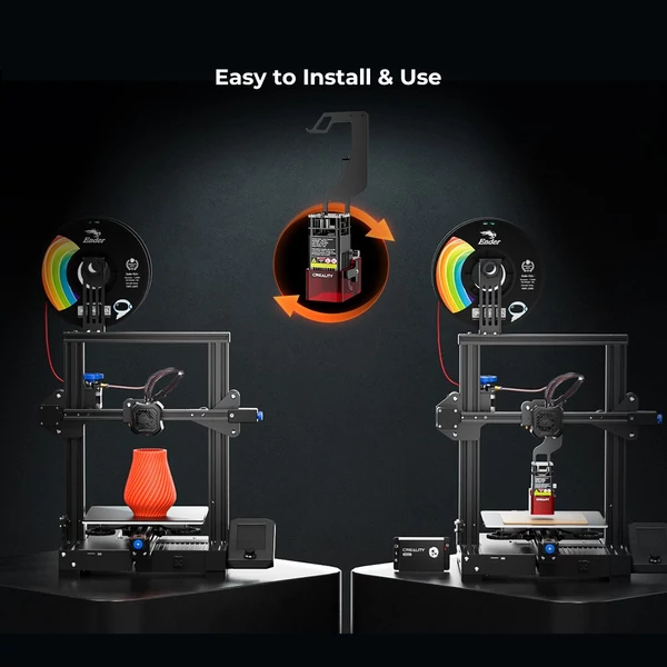 Creality 24V 5W lézer modul és vezérlődoboz készlet – EU csatlakozó