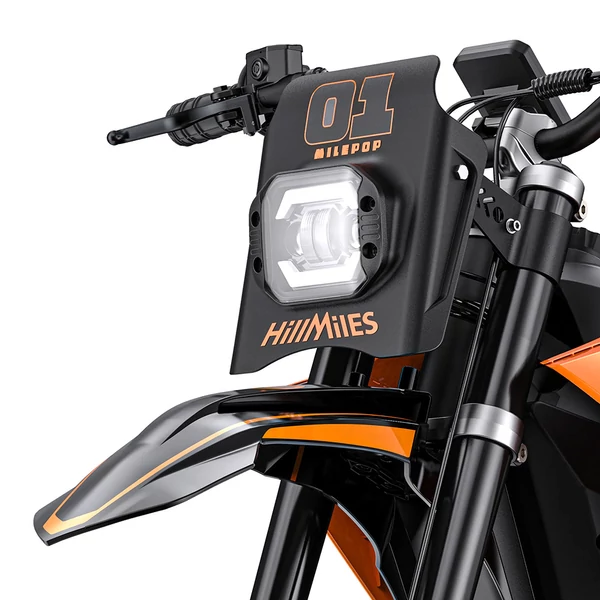 HillMiles MilePop 1 elektromos motor – 2000W, 48V 25Ah akku, 50 km/h, 70 km hatótáv, teljes felfüggesztés, hidraulikus fékek