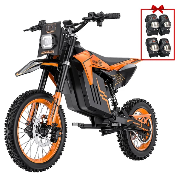 HillMiles MilePop 1 elektromos motor – 2000W, 48V 25Ah akku, 50 km/h, 70 km hatótáv, teljes felfüggesztés, hidraulikus fékek