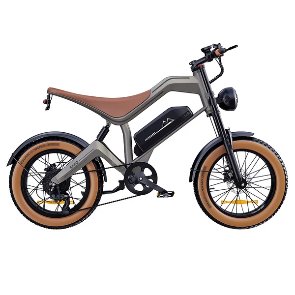 ZONVEER M20 elektromos kerékpár, 1000W motor, 48V 18.2Ah akku, 55 km/h, 80 km hatótáv, 20x4.0 zsírgumi, Shimano 7 seb., hidraulikus fék, NFC