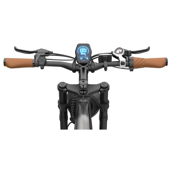 ZONVEER M20 elektromos kerékpár, 1000W motor, 48V 18.2Ah akku, 55 km/h, 80 km hatótáv, 20x4.0 zsírgumi, Shimano 7 seb., hidraulikus fék, NFC