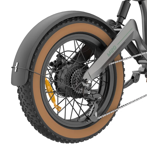 ZONVEER M20 elektromos kerékpár, 1000W motor, 48V 18.2Ah akku, 55 km/h, 80 km hatótáv, 20x4.0 zsírgumi, Shimano 7 seb., hidraulikus fék, NFC