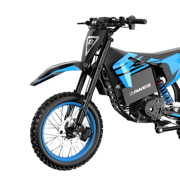 ZAWES S3 elektromos motor 2000W középmotorral, 5000W csúcsteljesítménnyel, 60V akkumulátorral, 70 km/h végsebességgel és 70 km hatótávval