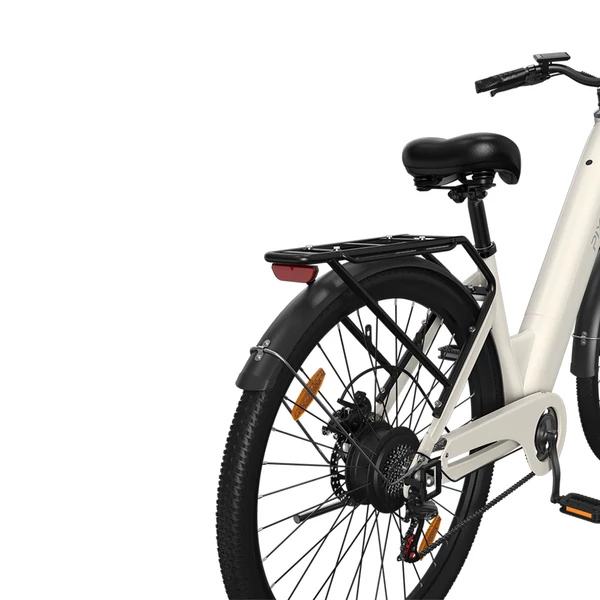 PIXAR C1 elektromos kerékpár, 250W motor, 36V 13Ah akku, 25 km/h, 65 km hatótáv, 27.5×1.95 gumi, Shimano 7 seb., LCD, tárcsafék, teleszkóp – Bézs