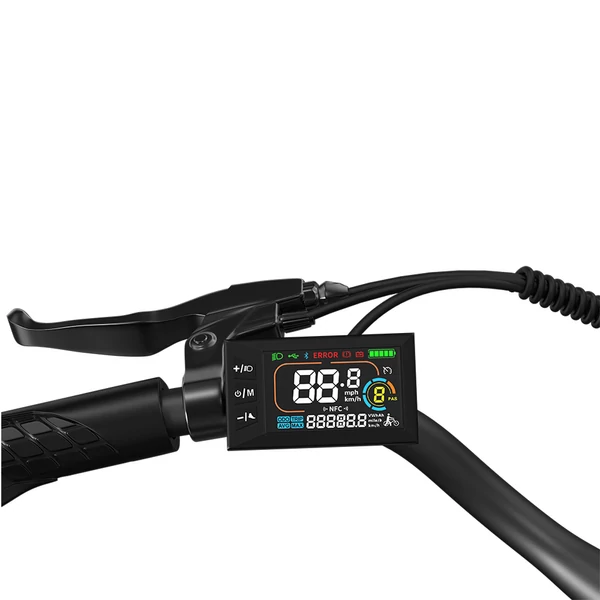 PIXAR C1 elektromos kerékpár, 250W motor, 36V 13Ah akku, 25 km/h, 65 km hatótáv, 27.5×1.95 gumi, Shimano 7 seb., LCD, tárcsafék, teleszkóp – Bézs