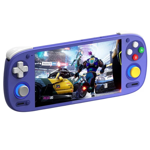 Retroid Pocket G2 hordozható játékkonzol – Android 15, 5.5" AMOLED, 8GB RAM, 128GB, WiFi 6, BT 5.4, 5000mAh – Lila